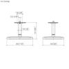 Dornbracht Ceiling-Mounted Rain Shower, 300 x 240 mm, 28775980-08, Platinum view 2