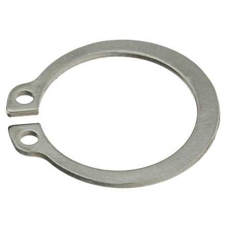 Reidl Retaining Rings for Shafts, 26 x 1.2 mm, DIN 471, 1.4122, Bright, 25 pcs