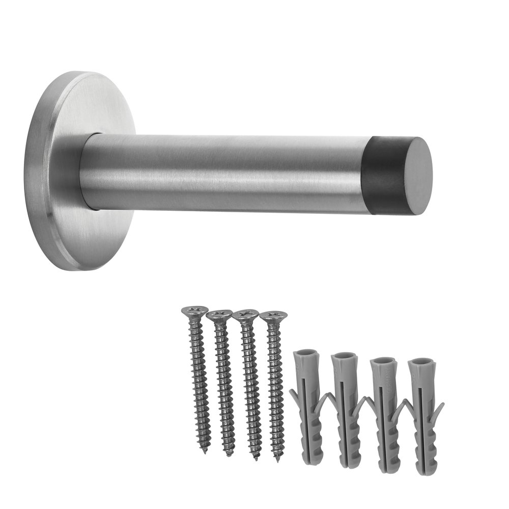 1 x SOTECH MERCURY Door Stop, Brushed Stainless Steel, 50 mm, L: 95 mm