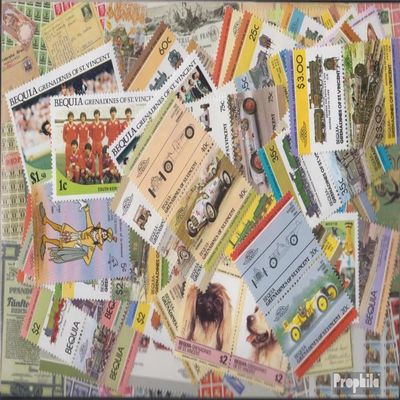 St. Vincent – Bequia: 100 Different Stamps for Collectors