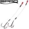 Spro Pike Fighter One-Touch Fine Stinger 9.4 kg – 2 Stinger Hooks for Zander Fishing, 4.5 cm / Size 8 view 1