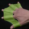 bodhi2000 Silicone Swim Training Webbed Gloves, Green view 1