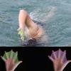 bodhi2000 Silicone Swim Training Webbed Gloves, Green view 2