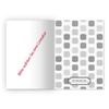 Kartenkaufrausch 1 Cheerful, Colorful Zoo DIN A4 School Exercise Book, Math Notebook with Giraffe, Zebra and More, Pink Ruling 29 (Squared/Diamond Grid) view 3