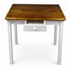 Magnetic Furniture Dining Table with Drawer, Solid Pine (80 x 80 cm, Oak) view 2