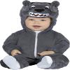 FIESTAS GUIRCA Wolf Baby Costume (12–18 Months) – Hood, Tail and Jumpsuit view 1