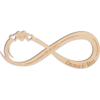 GRAVURZEILE Wooden Infinity Sign with Engraving – Personalized Gift for Couples with Names, Date and Personal Message view 1