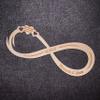 GRAVURZEILE Wooden Infinity Sign with Engraving – Personalized Gift for Couples with Names, Date and Personal Message view 2
