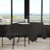 LOVELY CASA n214689011 Nelson Polyester Tablecloth, Anthracite, 180 x 180 cm view 2