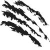CLICKANDPRINT Claw Mark Sticker, 110 x 96.4 cm, Black Reflective view 1