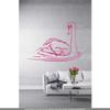 CLICKANDPRINT Swan Silhouette Wall Sticker, 20 x 14.6 cm, Pink view 2