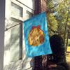 Caroline's Treasures BB8171CHF Sea Shell Blue Polkadot Flag, Canvas, House Size, Large, Multicolor view 2