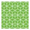Wandkings Tile Stickers, Set of 4 – White Cubes, 5 x 5 cm, Green view 1