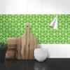 Wandkings Tile Stickers, Set of 4 – White Cubes, 5 x 5 cm, Green view 3