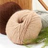 HANSA-FARM 100% Baby Alpaca Wool, Beige (Light Brown), 300 g Set view 4