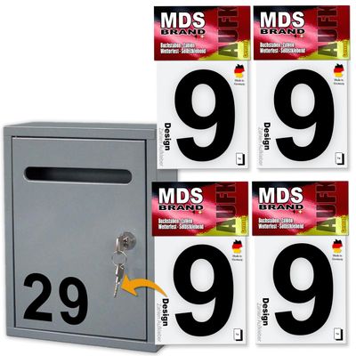 MDS Brand Design 10cm Number Stickers