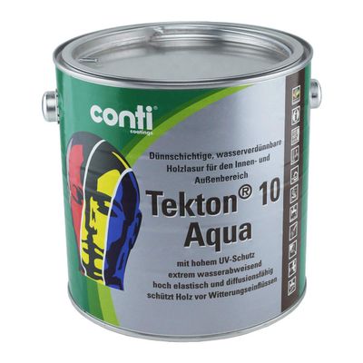 Conti Tekton 10 Aqua Wood Stain Walnut, 2.5 Liters