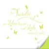 Grandora “Family Is...” Quote Wall Decal, Pastel Green, 92 x 58 cm (W x H) | Living Room, Bedroom, Hallway, Kitchen view 2