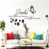 Grandora W5448 Wall Decal “Family Is Where Life Begins,” Light Blue, 111 x 58 cm view 3