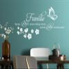 Grandora W5448 Wall Decal “Family Is Where Life Begins,” Light Blue, 111 x 58 cm view 4