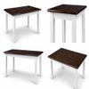 Magnetic Solid Pine Dining Table, Various Sizes (50 x 80 cm, Walnut) view 2