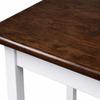 Magnetic Solid Pine Dining Table, Various Sizes (50 x 80 cm, Walnut) view 3