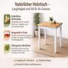 Magnetic Solid Pine Dining Table, Various Sizes (50 x 80 cm, Walnut) view 4