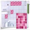 Medianlux Tile Stickers, Mosaic Imitation, Pink, 12 Pieces, 25 x 25 cm view 1