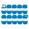 Gründl Classico Merino Wool Knitting Yarn – 10 x 50 g, Gentian Blue view 1