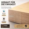 AUPROTEC 120 x 20 cm Birch Plywood Panel | BB/BB Quality | 8 mm view 2