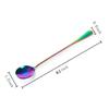 Long-Handled Iced Tea Cocktail Spoons, Stainless Steel, 4-Piece Set view 2
