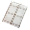 Gravidus Cotton Dish Towel 67 x 42 cm, Absorbent, Checkered, White/Gray view 1