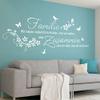 Grandora W5453 Family Wall Tattoo "We May Not Have Everything We Want" Dark Gray, Living Room/Hallway, 85 x 35 cm (W x H) view 1