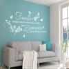 Grandora W5453 Family Wall Tattoo "We May Not Have Everything We Want" Dark Gray, Living Room/Hallway, 85 x 35 cm (W x H) view 2