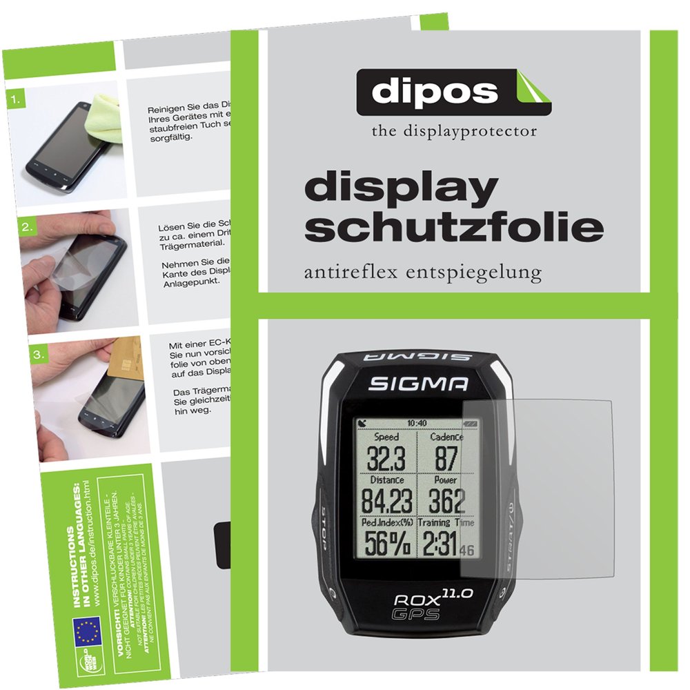 dipos 3-Pack Matte Screen Protectors for Sigma Rox GPS 11.0