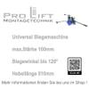 Pro-Lift Universal Heavy-Duty Bending Machine, Angle Bender up to 100 mm, UMB100BJ, 02069 view 2