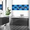 Wandkings Tile Stickers – Choose a Color & Size – Glossy Anthracite – 25 x 33 cm – 50 pcs. view 3