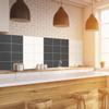 Wandkings Tile Stickers – Choose a Color & Size – Glossy Anthracite – 25 x 33 cm – 50 pcs. view 4