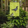 Caroline's Treasures bb7777gf Racing Pigeon Green Garden Flag, Multicolor view 2