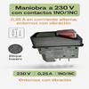 Gastronorm ON/OFF switch for Braher 320/96, CP14001 view 3