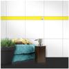 Wandkings Tile Stickers – Sulfur Yellow Satin, 5 x 20 cm, 100-Pack view 1