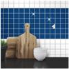 Wandkings Tile Stickers - Choose a Color & Size - Glossy Dark Blue - 5 x 5 cm - 100 Pieces view 1