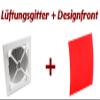 Ventilation Grille with Interchangeable Design Front, 100 x 100 mm, Cream White (POE) view 2