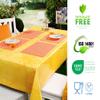 BEAUTEX Marble Oval Oilcloth Tablecloth 130 x 170 cm, Washable, Weather-Resistant view 4