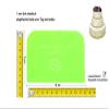 Flexible Plastic Dough Scraper for Baking view 2