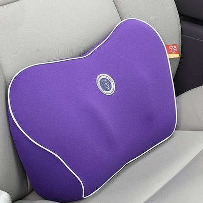 HYLR Car Lumbar Pillow, Breathable Orthopedic Back Support Cushion, PP Cotton