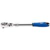 DRAPER HER72/FH 72-Tooth Flexible-Head Reversible Ratchet, Blue, 1/2-Inch Square Drive view 1