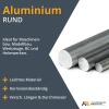 4 mm Aluminum Round Bar, 400 mm (40 cm) view 3