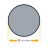 4 mm Aluminum Round Bar, 400 mm (40 cm) view 4