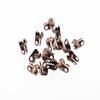 30 Antique Copper End Caps for Bead Chains, 2.5 mm view 1